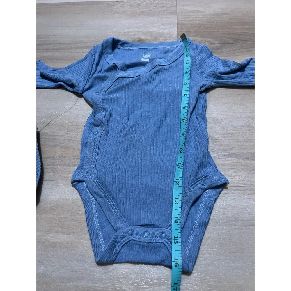 Baby Boys Soft Blend‎ Blue Top Cloud Island Size 12 Months 2 Piece Set Foldover